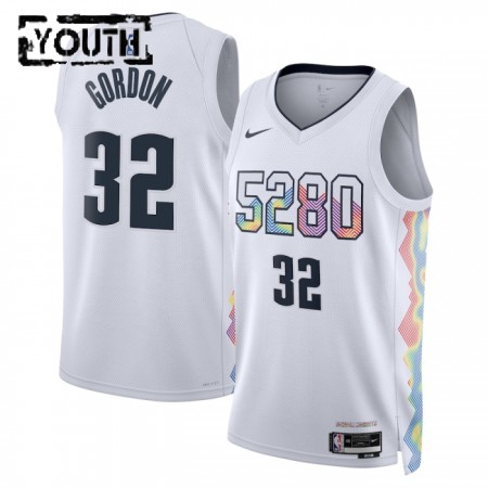 Dres Denver Nuggets Aaron Gordon Nike 2024-25 City Edition Bijela Swingman - Dječji